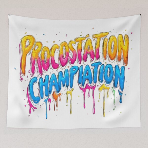 Item preview, Procrastination Champion – Colorful Typography Design designed and sold by AlexLineArt.