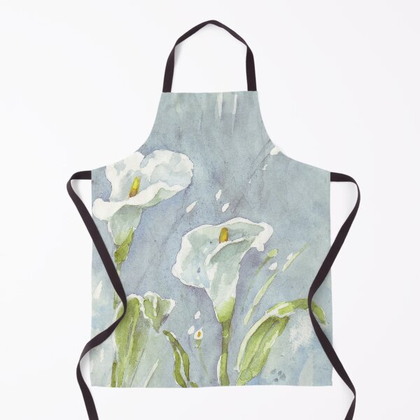 Item preview, Arum lilies (and fireflies) at night designed and sold by Maree Clarkson .