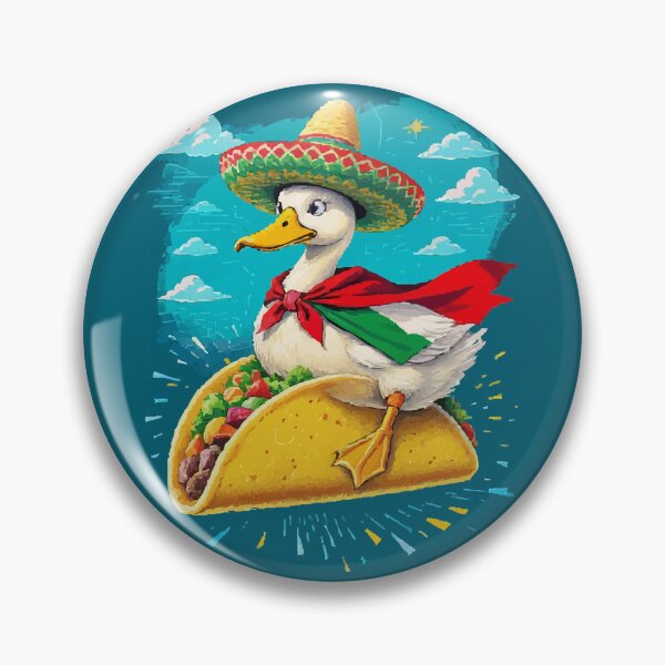 Item preview, Mexican flag tacos Duck Meme designed and sold by Uglyandcute.