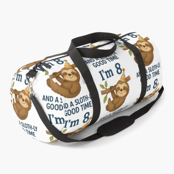Item preview, I'm 8 and a Sloth-ly Good Time designed and sold by Blok45.