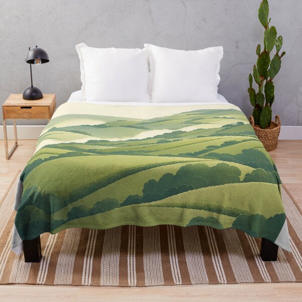 Item preview, Japanese Tea Fields – Minimal Rolling Hills Print designed and sold by Christian Weiss.