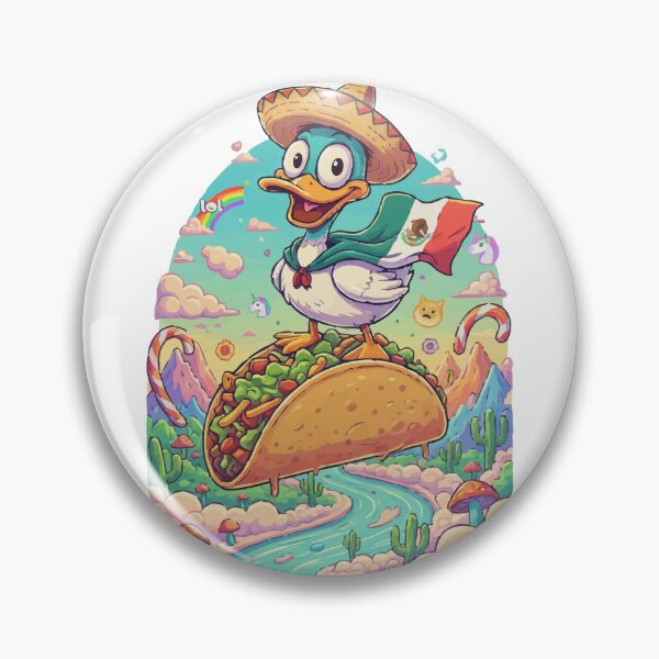 Item preview, Mexican flag tacos Duck Meme designed and sold by Uglyandcute.