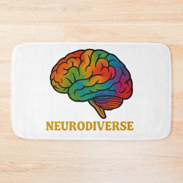 Item preview, Neurodiverse Colorful Brain – Creative Mind Illustration designed and sold by ilkami.