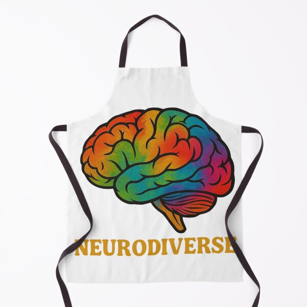 Aperçu de l'œuvre Cerveau coloré neurodiversifié – Illustration de l'esprit créatif créée et vendue par ilkami.