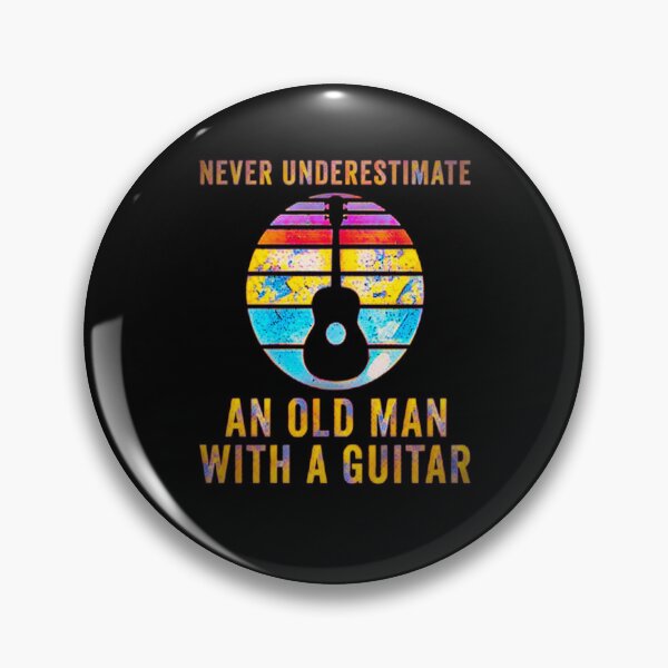 Item preview, Rocking Old Man Guitarist – Funny Music Gift designed and sold by creativerooney.
