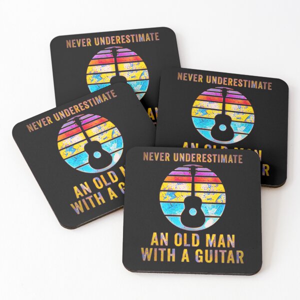 Item preview, Rocking Old Man Guitarist – Funny Music Gift designed and sold by creativerooney.