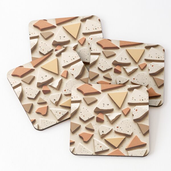 Item preview, Oversized Sunset Terrazzo Tile 7 designed and sold by Tom-Johnson.