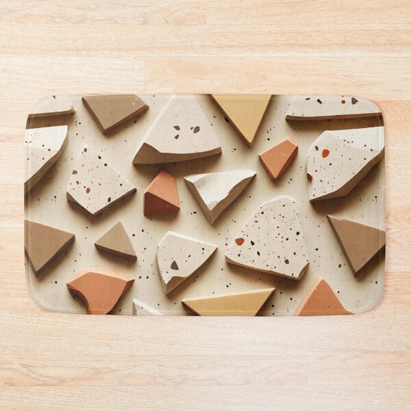 Item preview, Oversized Sunset Terrazzo Tile 7 designed and sold by Tom-Johnson.