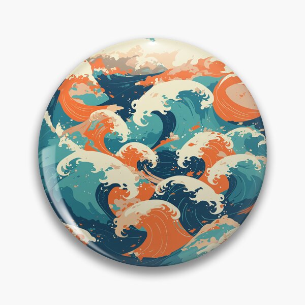 Item preview, Neon Kanagawa Waves designed and sold by Christian Weiss.