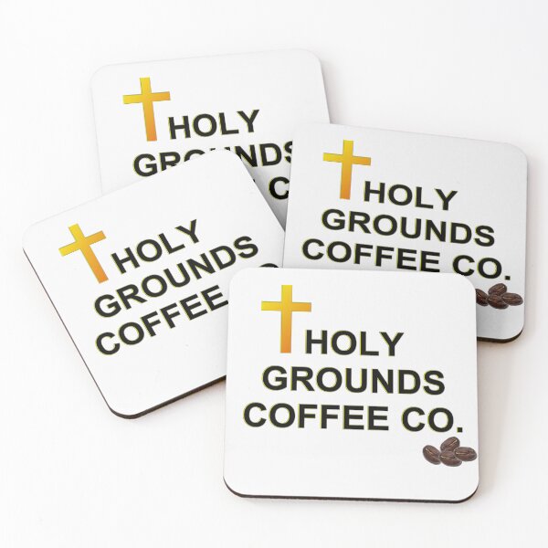 Item preview, Holy Grounds Coffee Co. Divine Brew designed and sold by Quantum Canvas Empire.