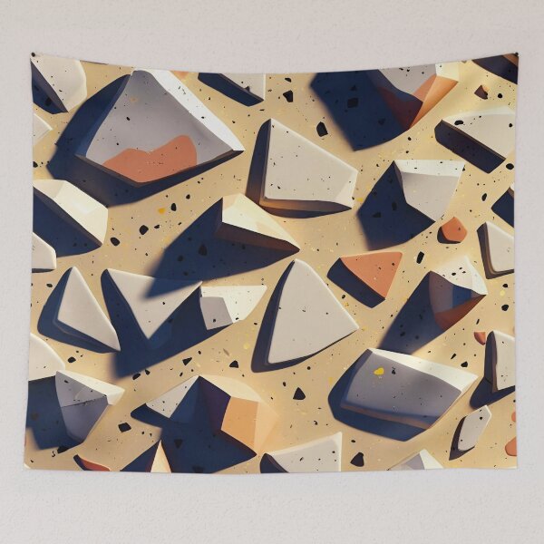 Item preview, Oversized Sunset Terrazzo Tile 8 designed and sold by Tom-Johnson.
