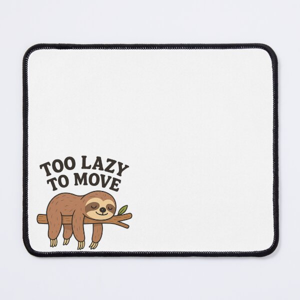 Item preview, Too Lazy To Move – Cute Retro Cartoon Sloth Design designed and sold by suszak24.