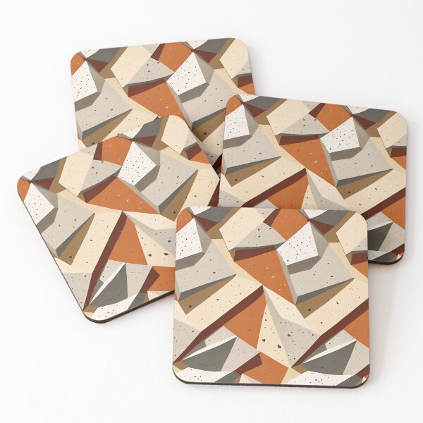 Item preview, Oversized Sunset Terrazzo Tile 9 designed and sold by Tom-Johnson.