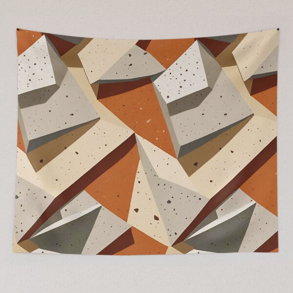 Item preview, Oversized Sunset Terrazzo Tile 9 designed and sold by Tom-Johnson.