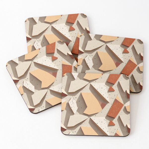 Item preview, Oversized Sunset Terrazzo Tile 10 designed and sold by Tom-Johnson.