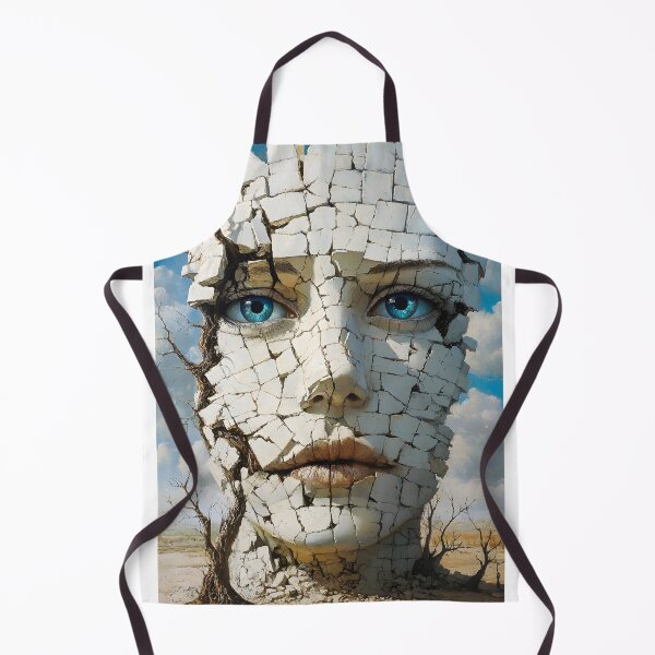 Item preview, Cracked Face of Humanity Against Nature's Fury designed and sold by Artessie.