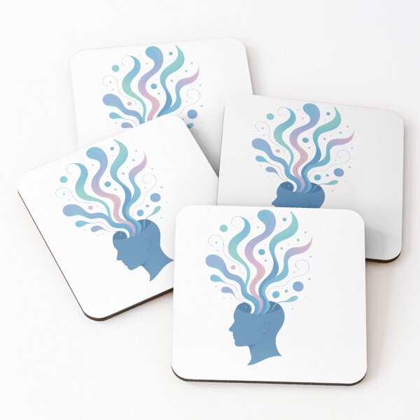 Item preview, Neurodiverse Mindscape – Abstract Brain Art Celebrating Autism & Creative Thinking designed and sold by ilkami.