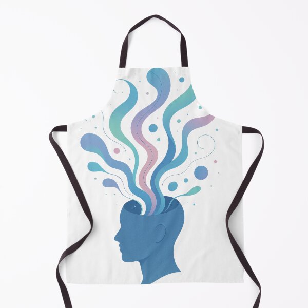 Item preview, Neurodiverse Mindscape – Abstract Brain Art Celebrating Autism & Creative Thinking designed and sold by ilkami.