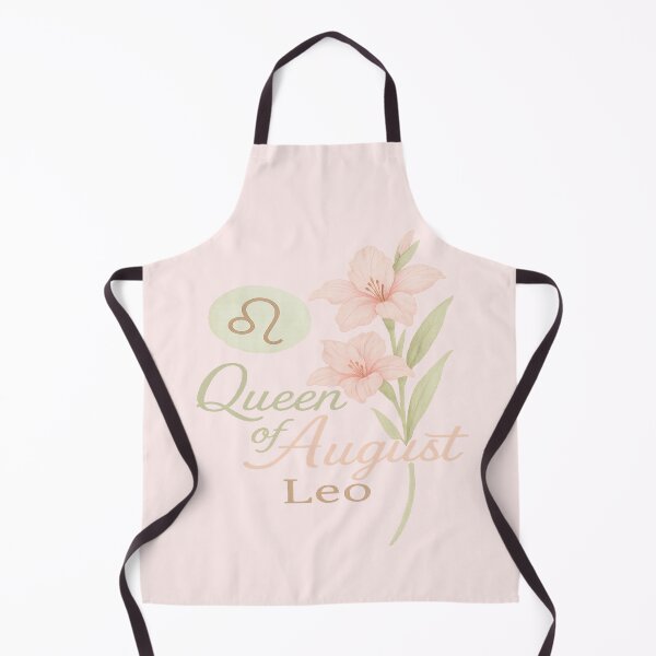 Item preview, Queen of August – Leo Zodiac Sign with Birth Flower, Birthstone & Pastel Colors designed and sold by RoraLily.