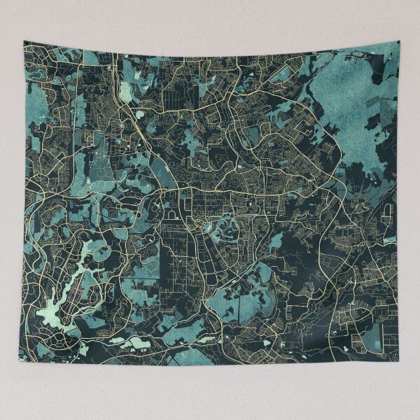 Item preview, Kajang City Map of Selangor, Malaysia - Summer designed and sold by deMAP.