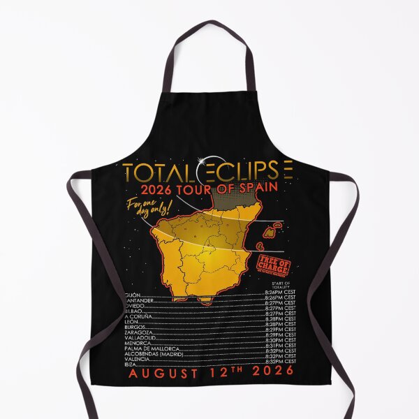 Item preview, Total Solar Eclipse 2026 Tour of Spain August 12th 2026 - On Front designed and sold by Nerd Shizzle.
