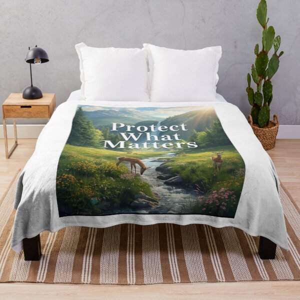 Item preview, Protect What Matters – Nature Conservation Art designed and sold by smitke.