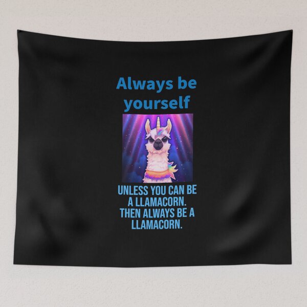 Item preview, Always Be Yourself – Funny Llamacorn Quote Design  designed and sold by Jho251981.