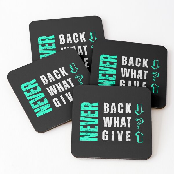 Item preview, Never Back Down – Motivational Quote Typography T-Shirt | Gym, Fitness & Streetwear Graphic Tee designed and sold by Pick'n Quick.