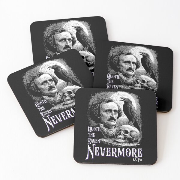 Item preview, Edgar Allan Poe's Raven Nevermore Illustration designed and sold by PetsArt.