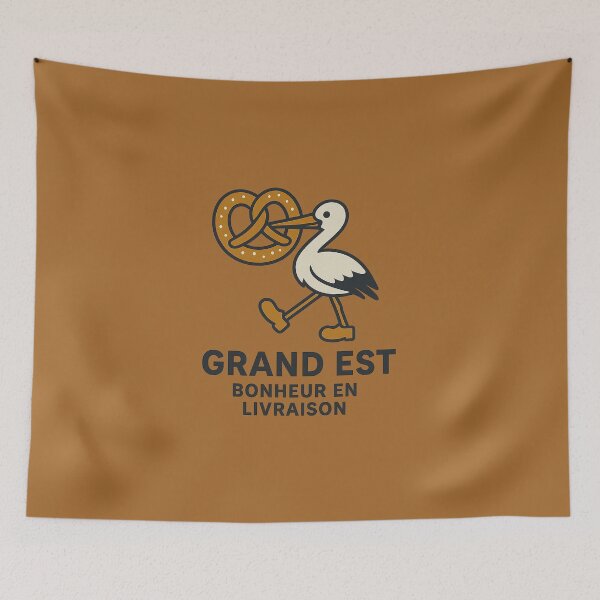 Item preview, Stork & Pretzel Delivery — Grand Est designed and sold by Bratak.