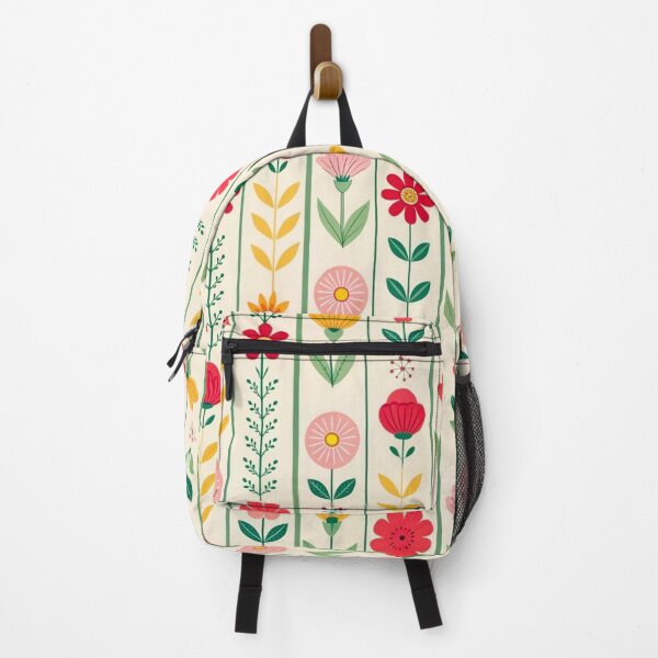 Item preview, Flower pattern with baige background designed and sold by serenddy.