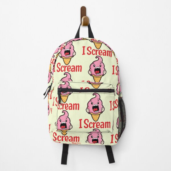 Item preview, Funny Ice Cream Pun – I Scream Cartoon Illustration designed and sold by graphicnew.