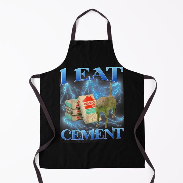 Item preview, I Eat Cement Cat Meme designed and sold by Rashaeaver23.