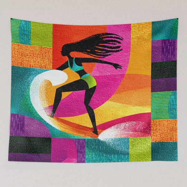 Item preview, Tropical Wave Rider designed and sold by NdotoPop.