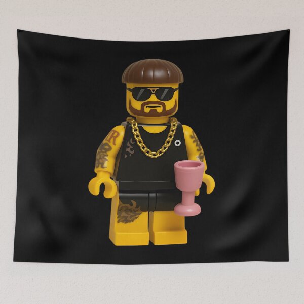 Item preview, Lego-Inspired The Ibiza's Final Boss Meme designed and sold by BrandtMertz.