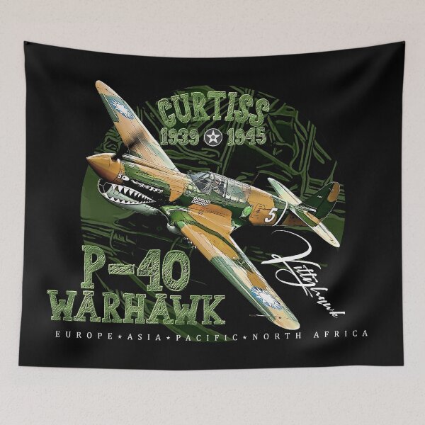 Item preview, P-40 Warhawk  USAF WW2 Fighter Aircraft designed and sold by Aerolovers.