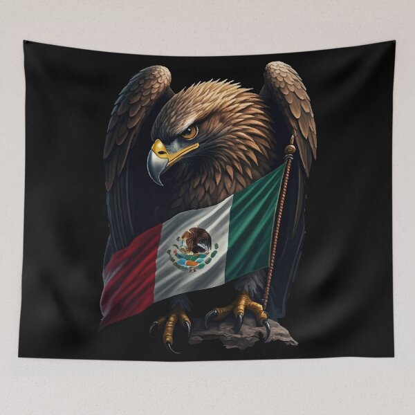 Item preview, Mexican flag Golden Eagle designed and sold by Uglyandcute.