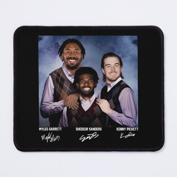 Item preview, Shedeur Sanders Kenny Pickett Myles Garrett Football, Cleveland Step Bros Vintage Meme designed and sold by BrandtMertz.
