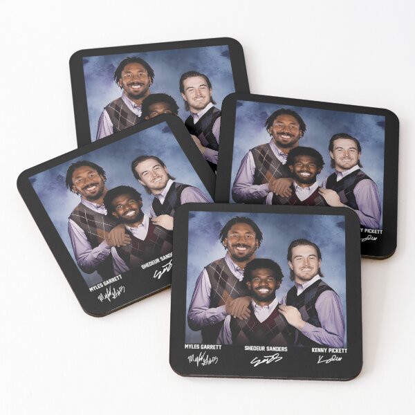 Item preview, Shedeur Sanders Kenny Pickett Myles Garrett Football, Cleveland Step Bros Vintage Meme designed and sold by BrandtMertz.