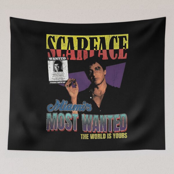Item preview, Scarface Miami's Most Wanted The World Is Yours designed and sold by BrandtMertz.