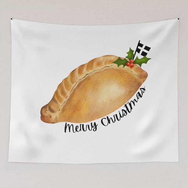 Item preview, Merry Christmas Cornish Pasty designed and sold by SarahWhittle.