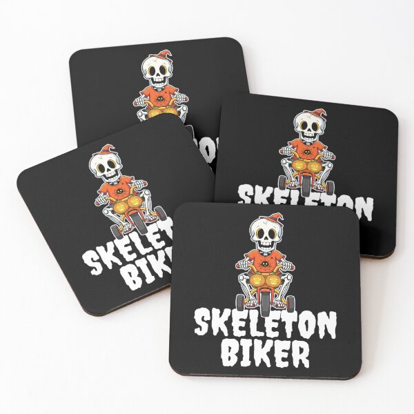 Item preview, SKELETON BIKER - SKELETON HALLOWEEN designed and sold by KEF Custom.