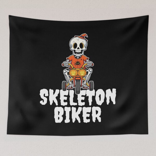 Item preview, SKELETON BIKER - SKELETON HALLOWEEN designed and sold by KEF Custom.