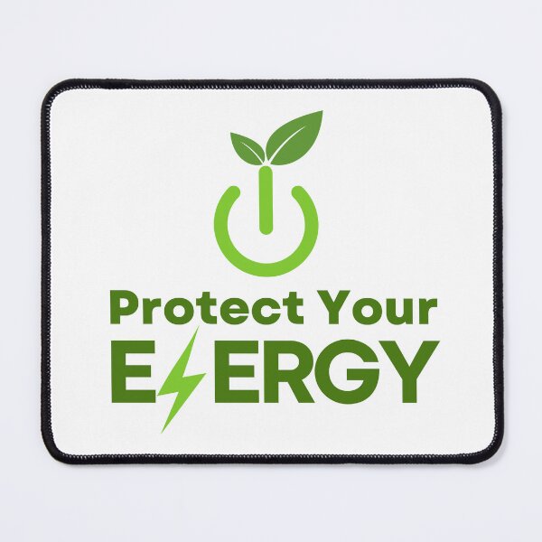 Item preview, Protect Your Energy – Eco & Mental Health Awareness Design designed and sold by hight-design.