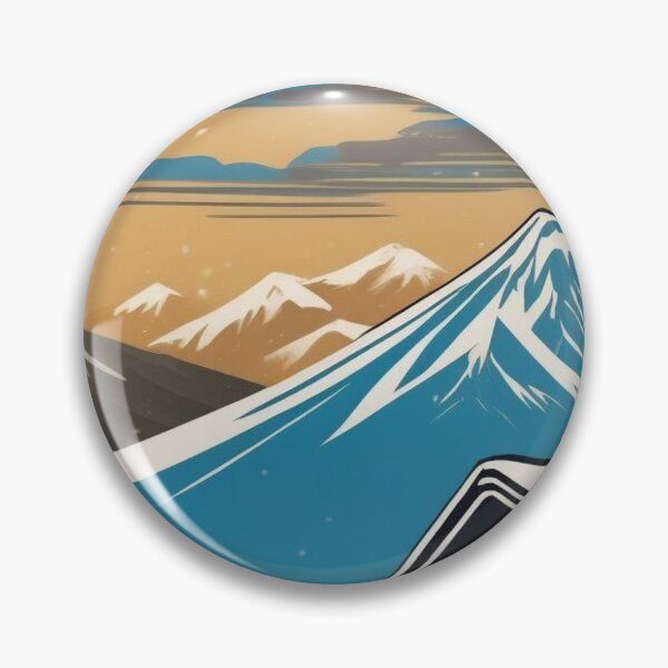 Item preview, Ukiyo-e Ski Lodge – Japanese Winter Mountain Landscape designed and sold by Vandy Fullam.