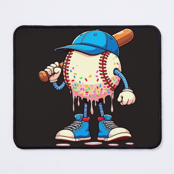 Item preview, Ice Cream Drip Melting Baseball designed and sold by sssweetness.