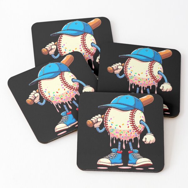 Item preview, Ice Cream Drip Melting Baseball designed and sold by sssweetness.