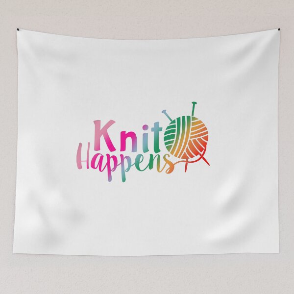 Item preview, Knit Happens Rainbow designed and sold by SarahWhittle.