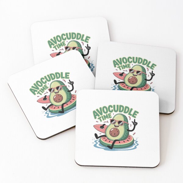 Item preview, Avocuddle Time – Cute Avocado Swimming Design designed and sold by Rank Sol.