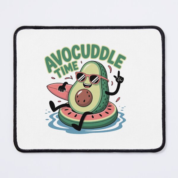 Item preview, Avocuddle Time – Cute Avocado Swimming Design designed and sold by Rank Sol.